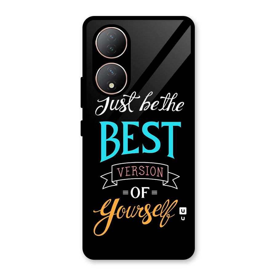 Your Best Version Glass Back Case for Vivo Y100A