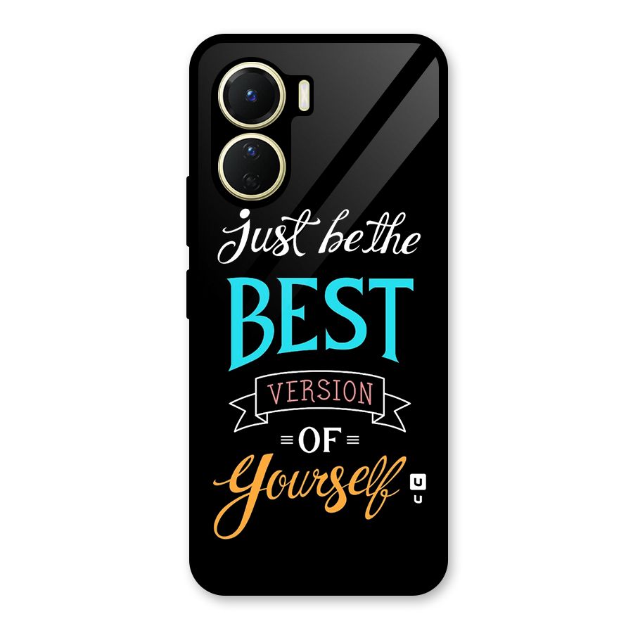 Your Best Version Glass Back Case for Vivo Y16