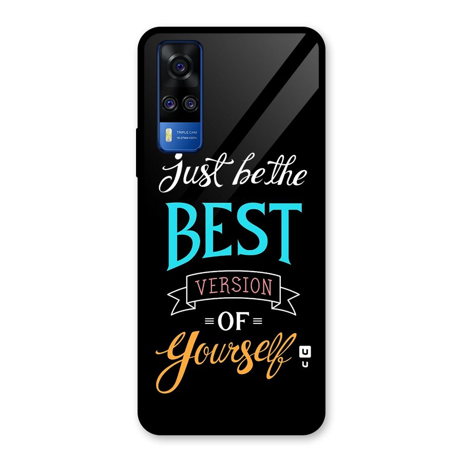 Your Best Version Glass Back Case for Vivo Y31