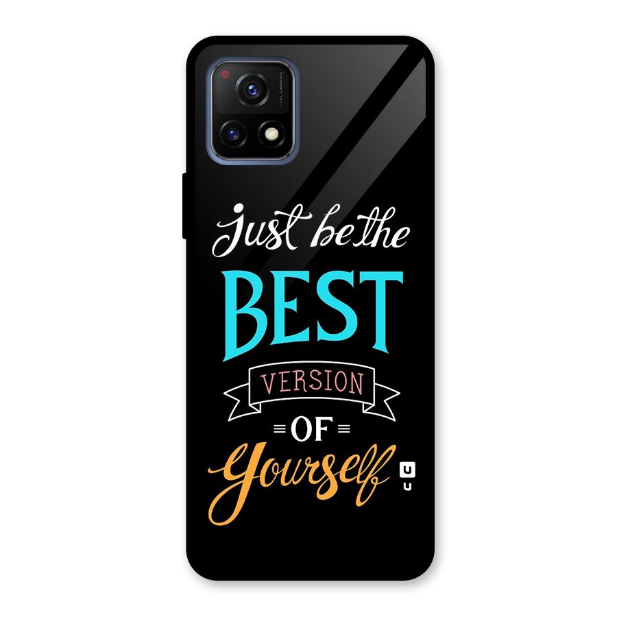 Your Best Version Glass Back Case for Vivo Y72 5G