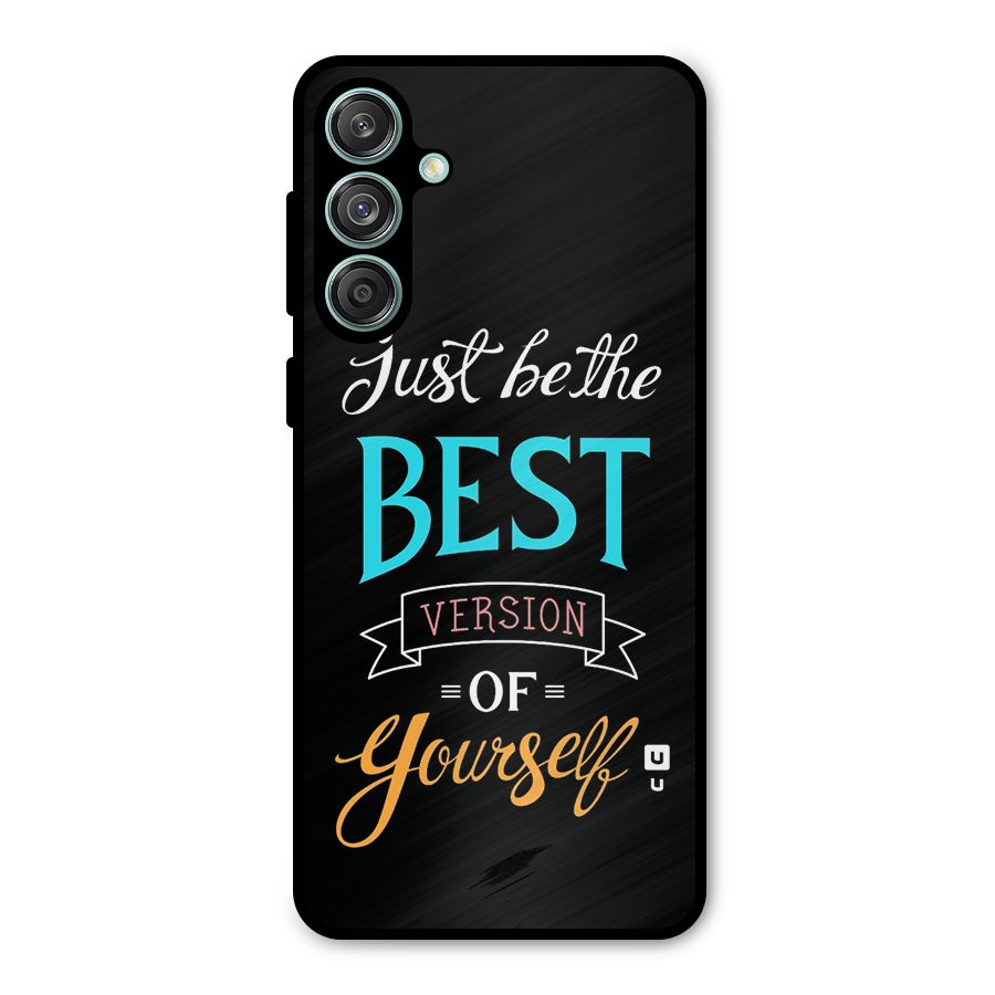 Your Best Version Metal Back Case for Galaxy M55 5G