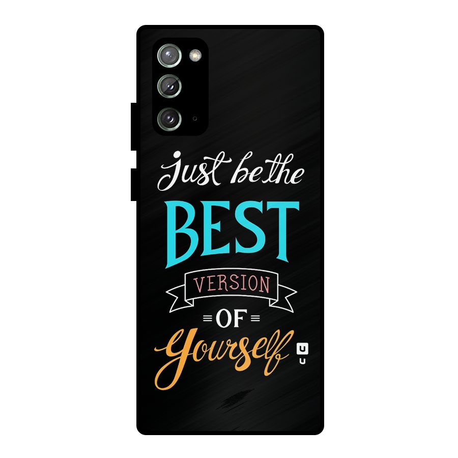 Your Best Version Metal Back Case for Galaxy Note 20
