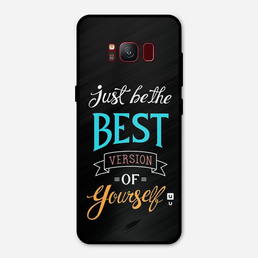 Your Best Version Metal Back Case for Galaxy S8