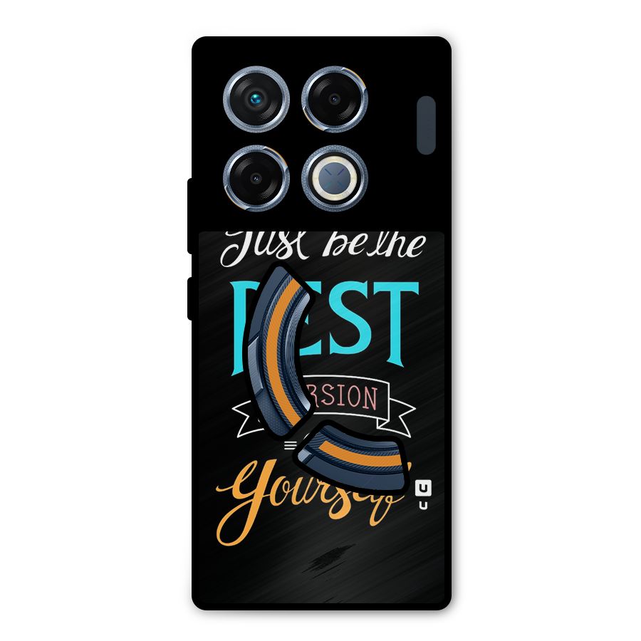 Your Best Version Metal Back Case for Infinix GT 20 Pro