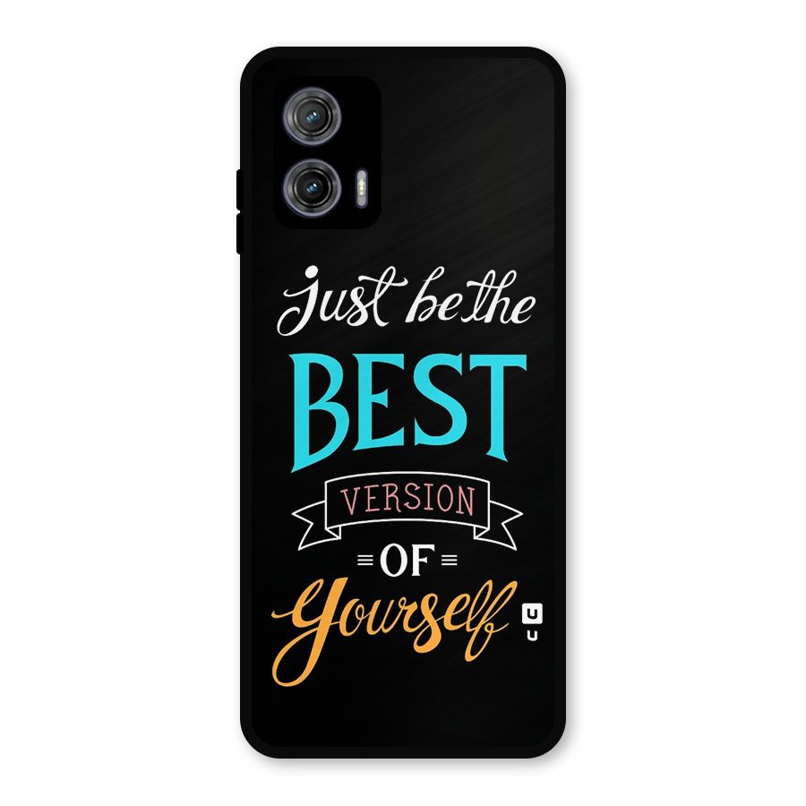 Your Best Version Metal Back Case for Moto G73