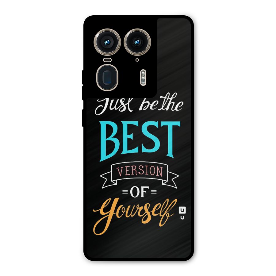 Your Best Version Metal Back Case for Motorola Edge 50 Ultra