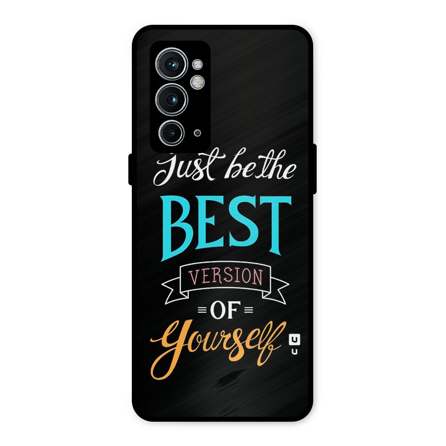 Your Best Version Metal Back Case for OnePlus 9RT 5G
