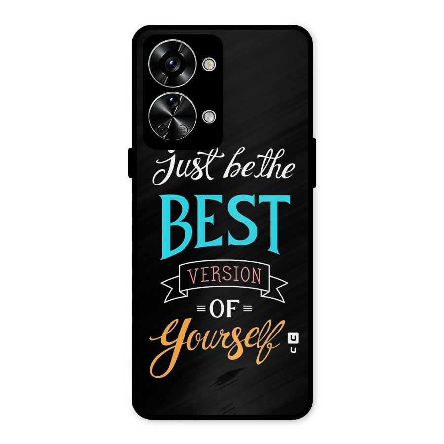 Your Best Version Metal Back Case for OnePlus Nord 2T