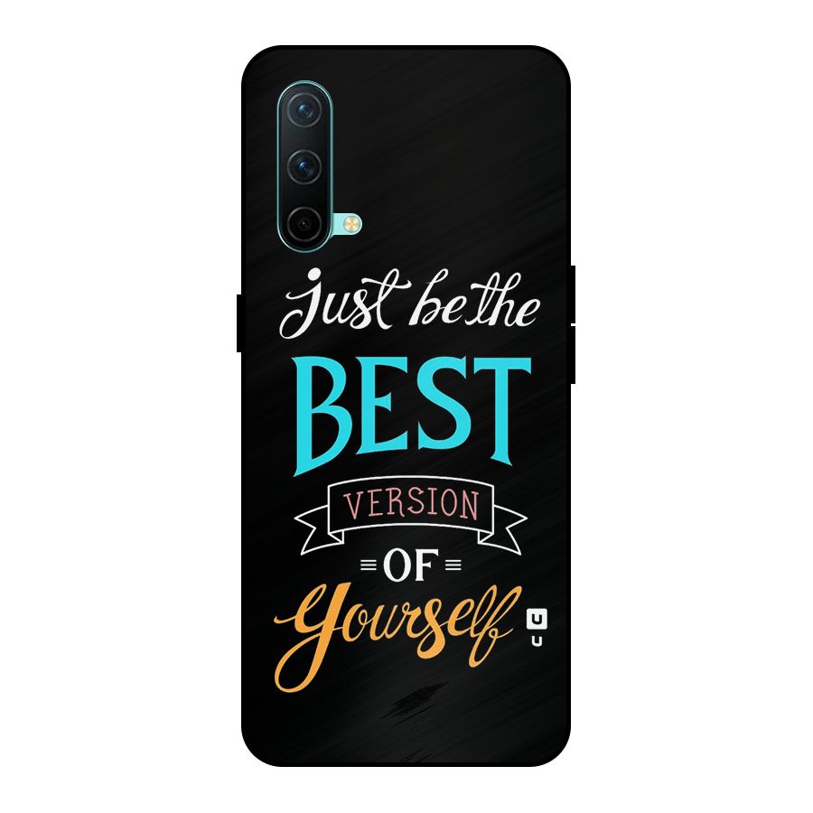 Your Best Version Metal Back Case for OnePlus Nord CE 5G