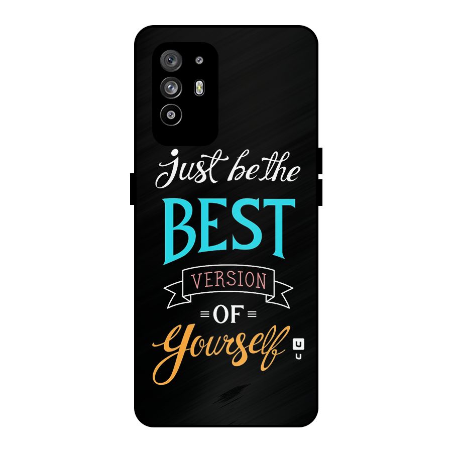 Your Best Version Metal Back Case for Oppo F19 Pro Plus 5G