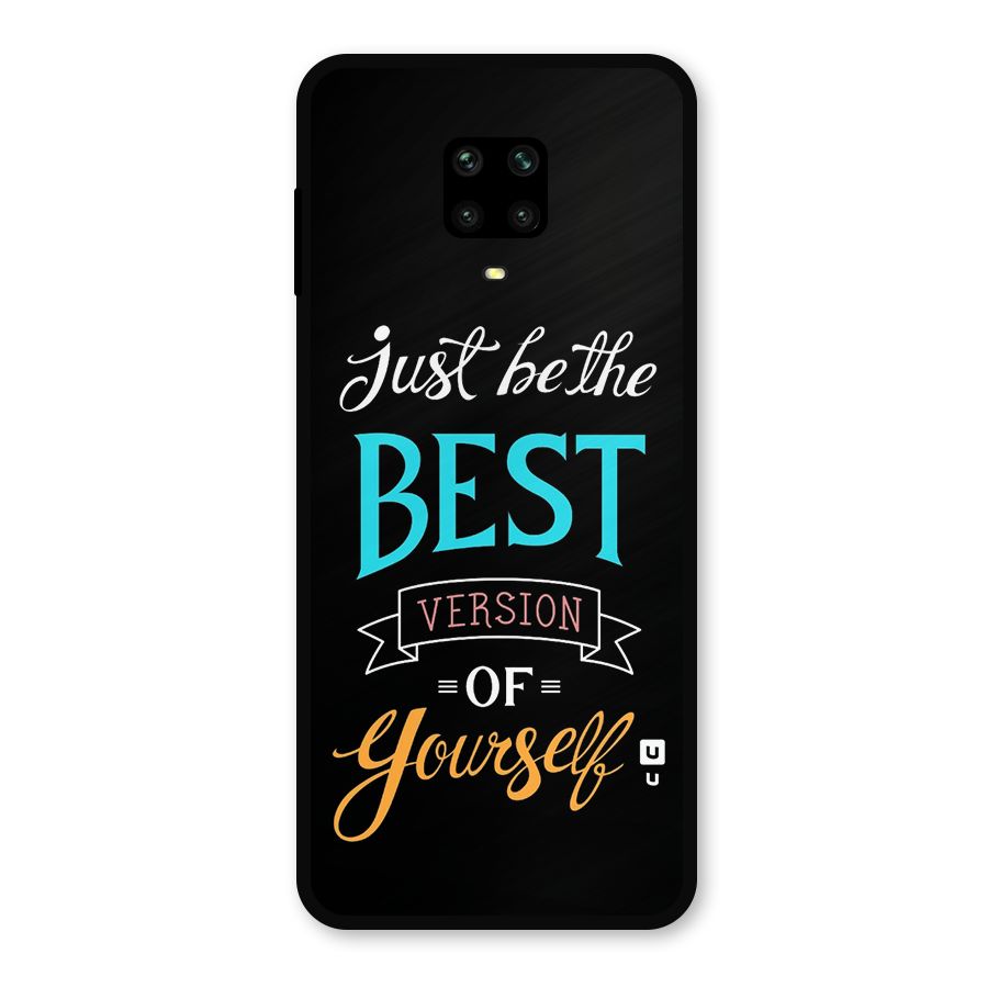Your Best Version Metal Back Case for Poco M2 Pro
