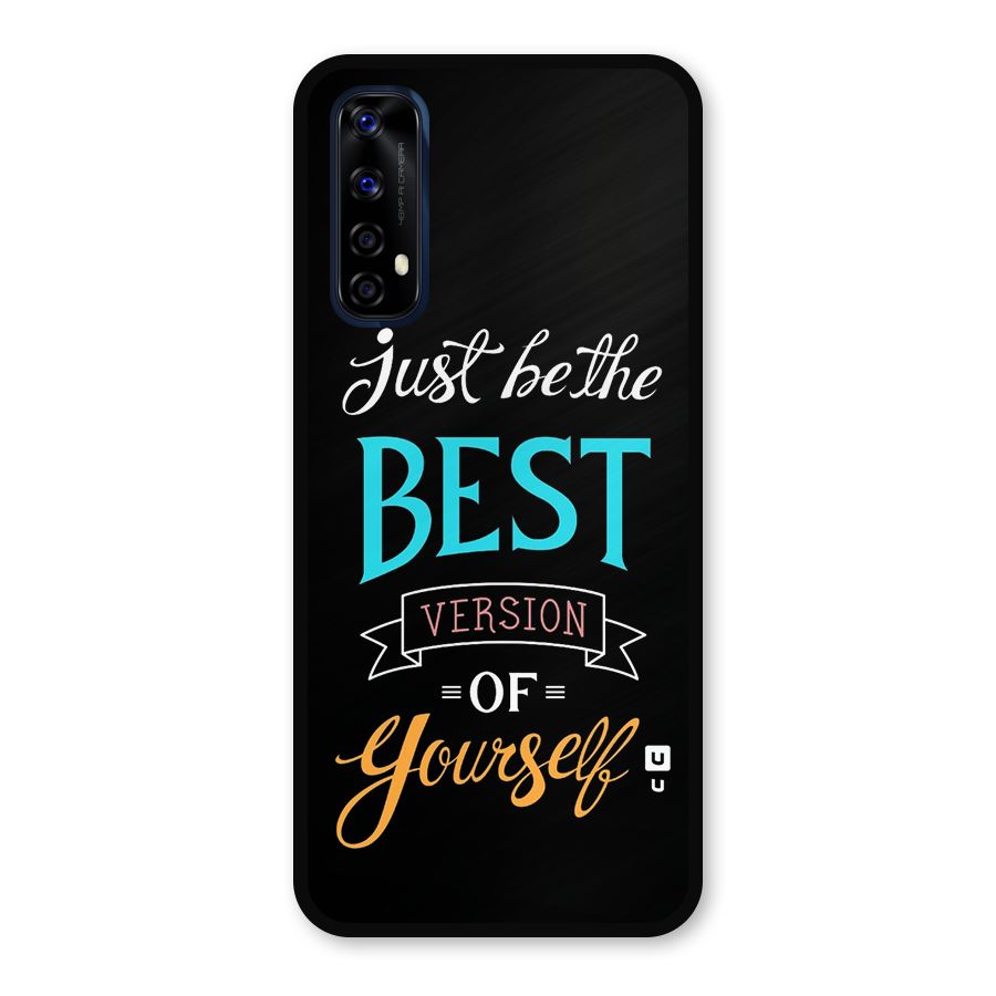 Your Best Version Metal Back Case for Realme Narzo 20 Pro
