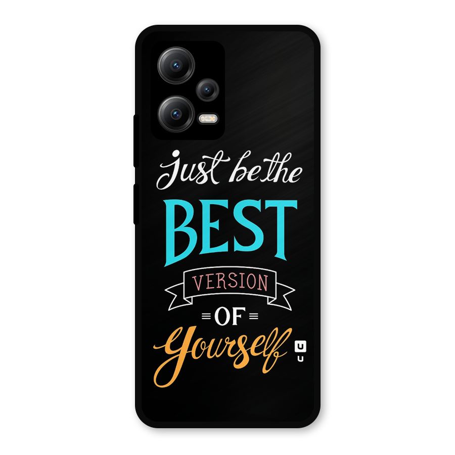 Your Best Version Metal Back Case for Redmi Note 12 5G