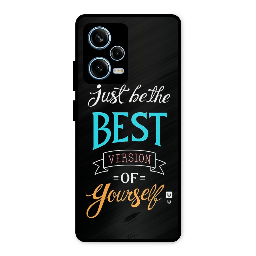 Your Best Version Metal Back Case for Redmi Note 12 Pro