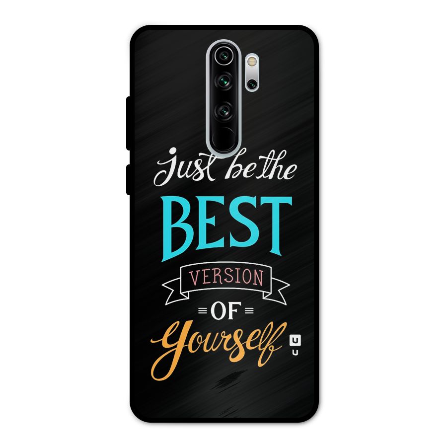 Your Best Version Metal Back Case for Redmi Note 8 Pro