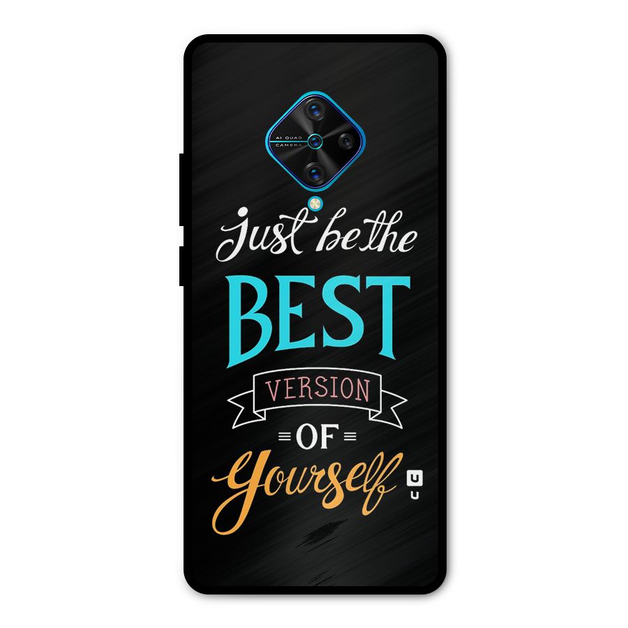 Your Best Version Metal Back Case for Vivo S1 Pro