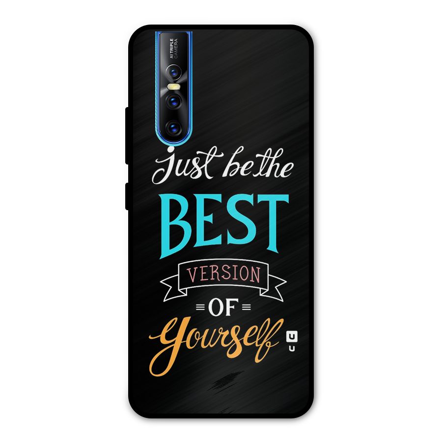 Your Best Version Metal Back Case for Vivo V15 Pro