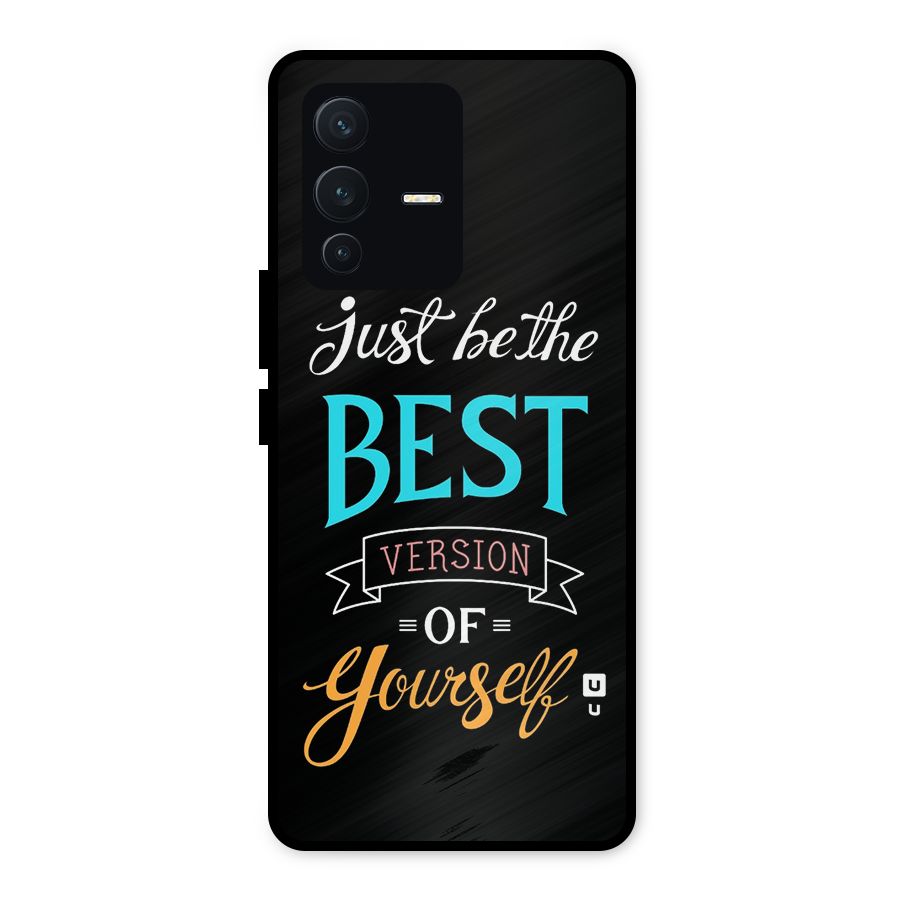 Your Best Version Metal Back Case for Vivo V23 5G