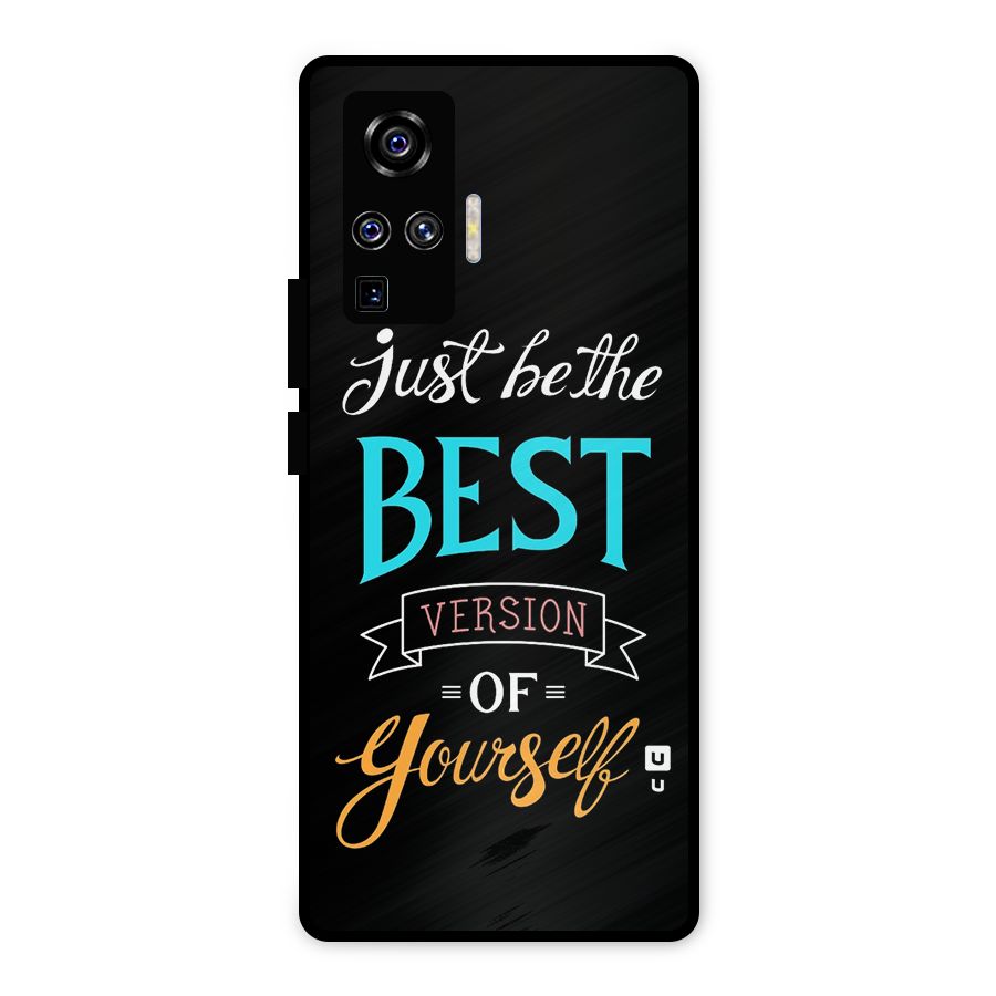 Your Best Version Metal Back Case for Vivo X50 Pro
