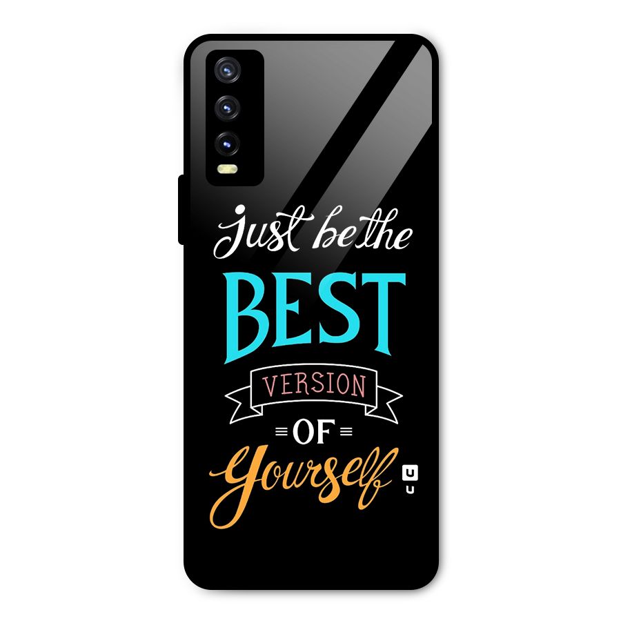 Your Best Version Metal Back Case for Vivo Y20i
