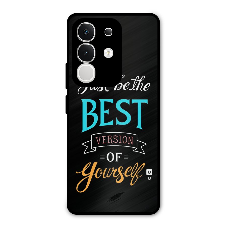 Your Best Version Metal Back Case for iQOO Z10x