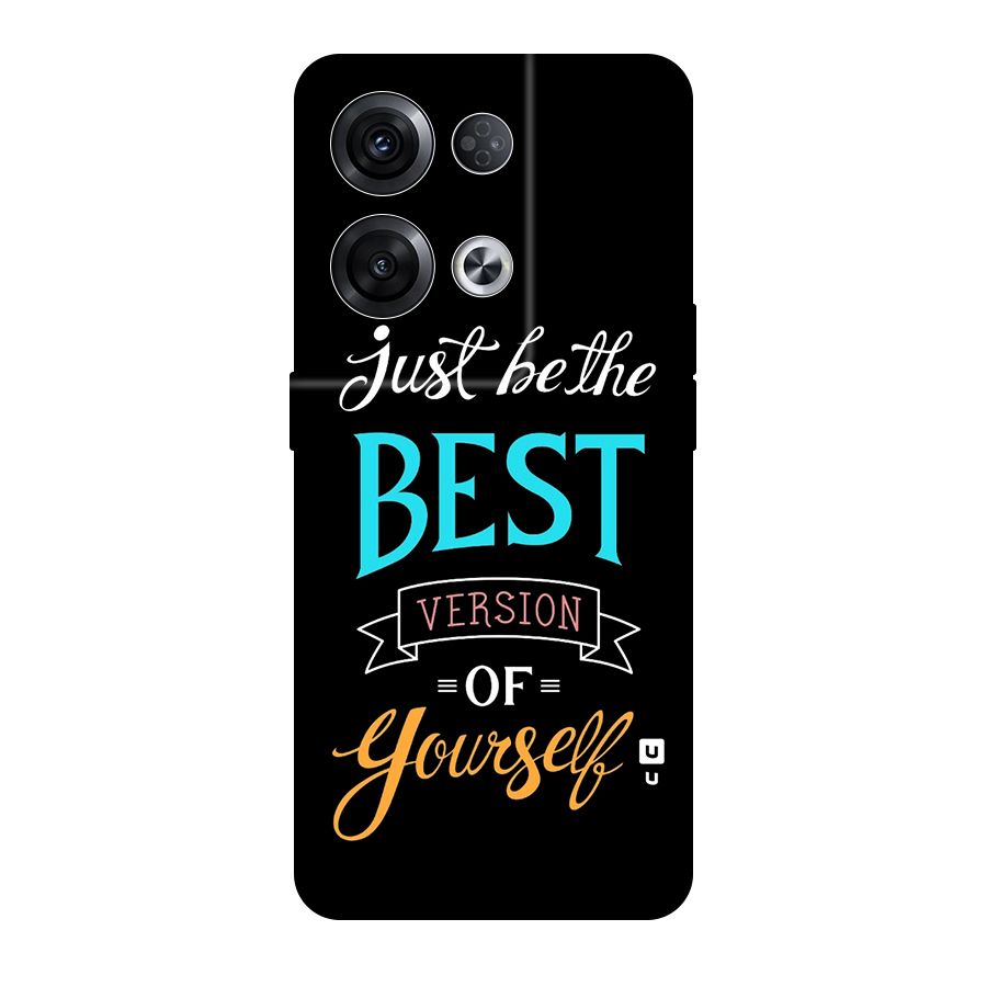 Your Best Version Original Polycarbonate Back Case for Oppo Reno8 Pro 5G