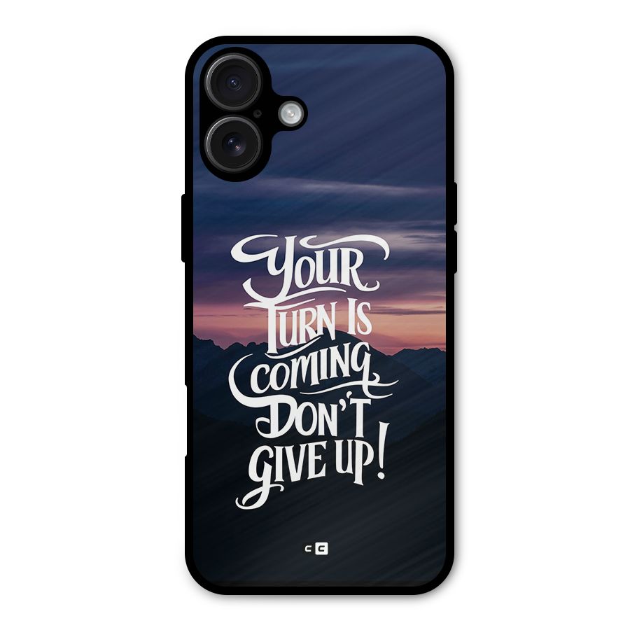 Your Turn Metal Back Case for iPhone 16 Plus
