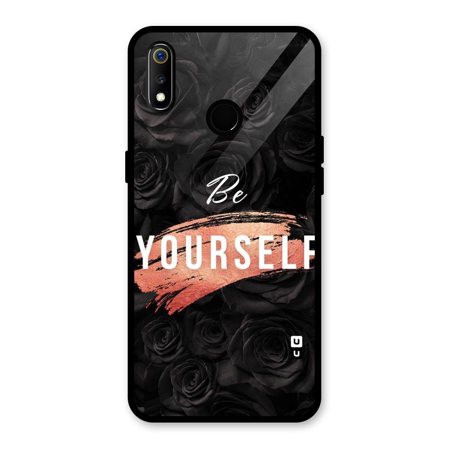 Yourself Shade Glass Back Case for Realme 3