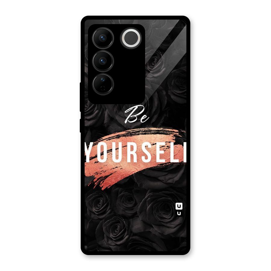Yourself Shade Glass Back Case for Vivo V27 Pro