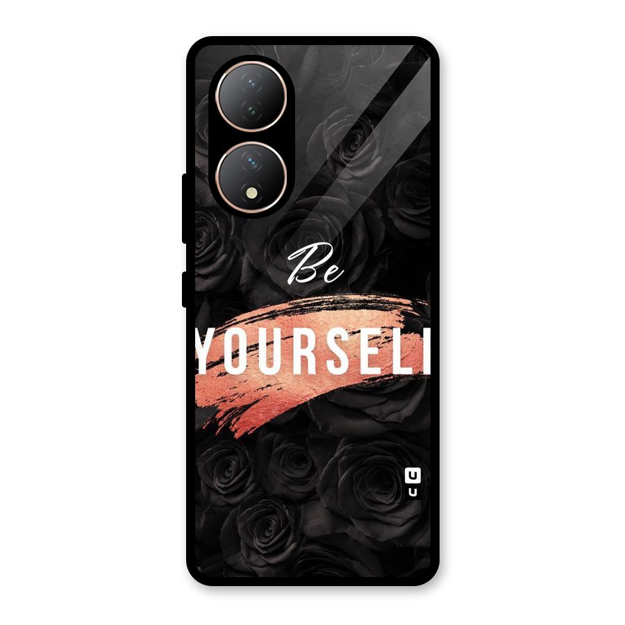 Yourself Shade Glass Back Case for Vivo Y100A