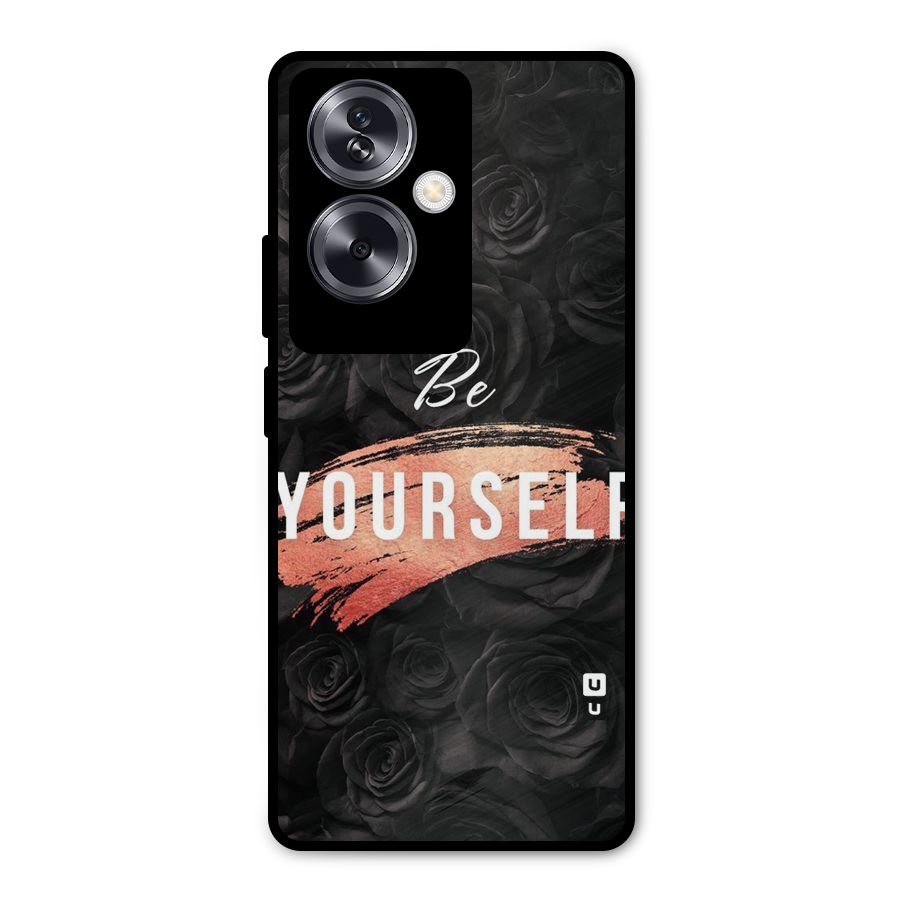 Yourself Shade Metal Back Case for Oppo A79 5G