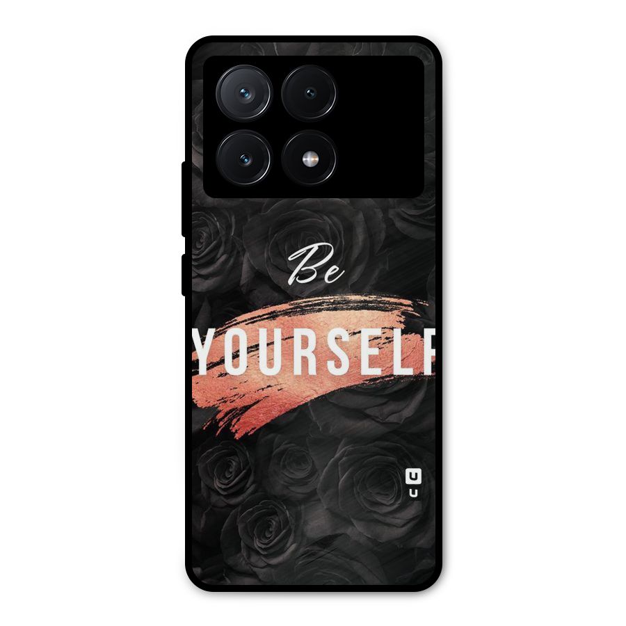 Yourself Shade Metal Back Case for Poco X6 Pro