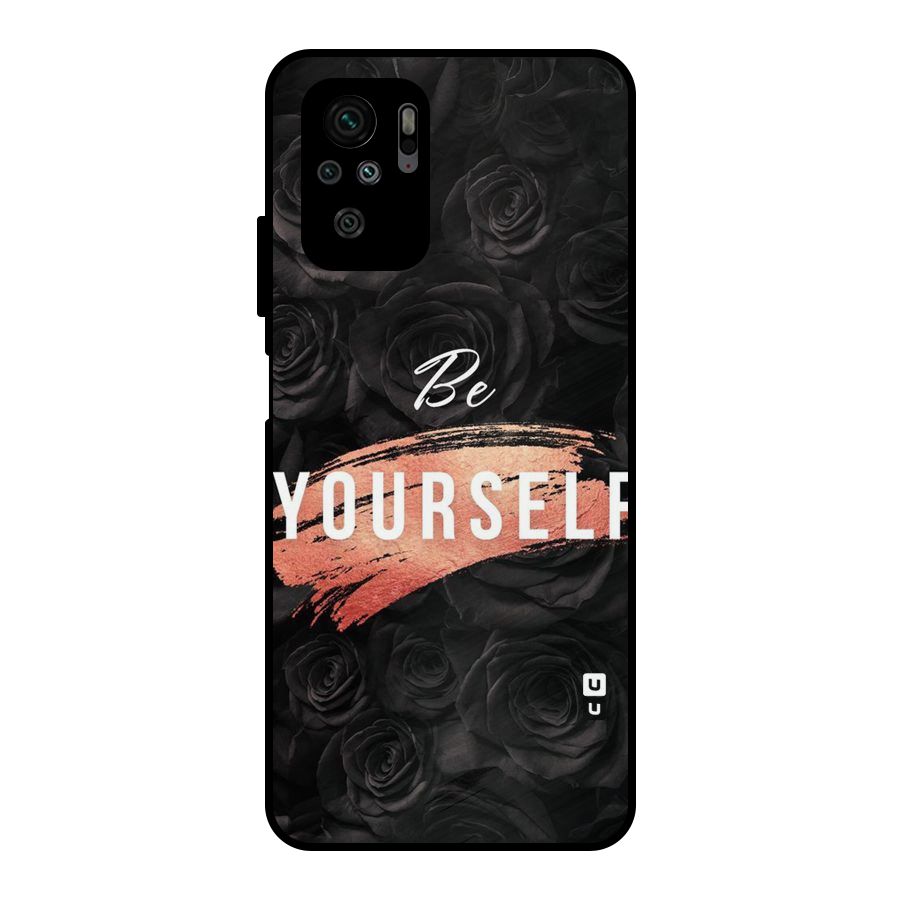 Yourself Shade Metal Back Case for Redmi Note 10S