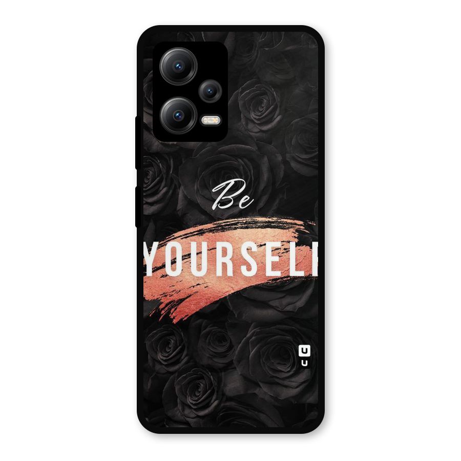 Yourself Shade Metal Back Case for Redmi Note 12 5G