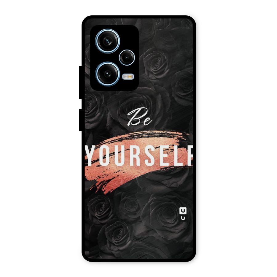 Yourself Shade Metal Back Case for Redmi Note 12 Pro