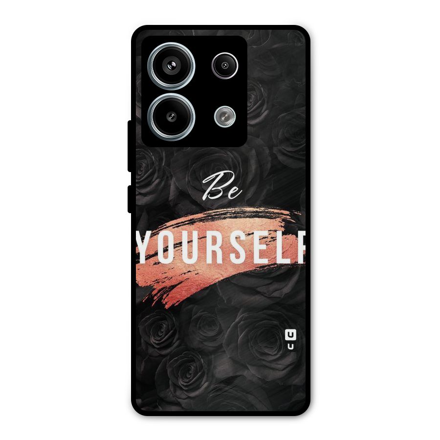Yourself Shade Metal Back Case for Redmi Note 13 Pro 5G