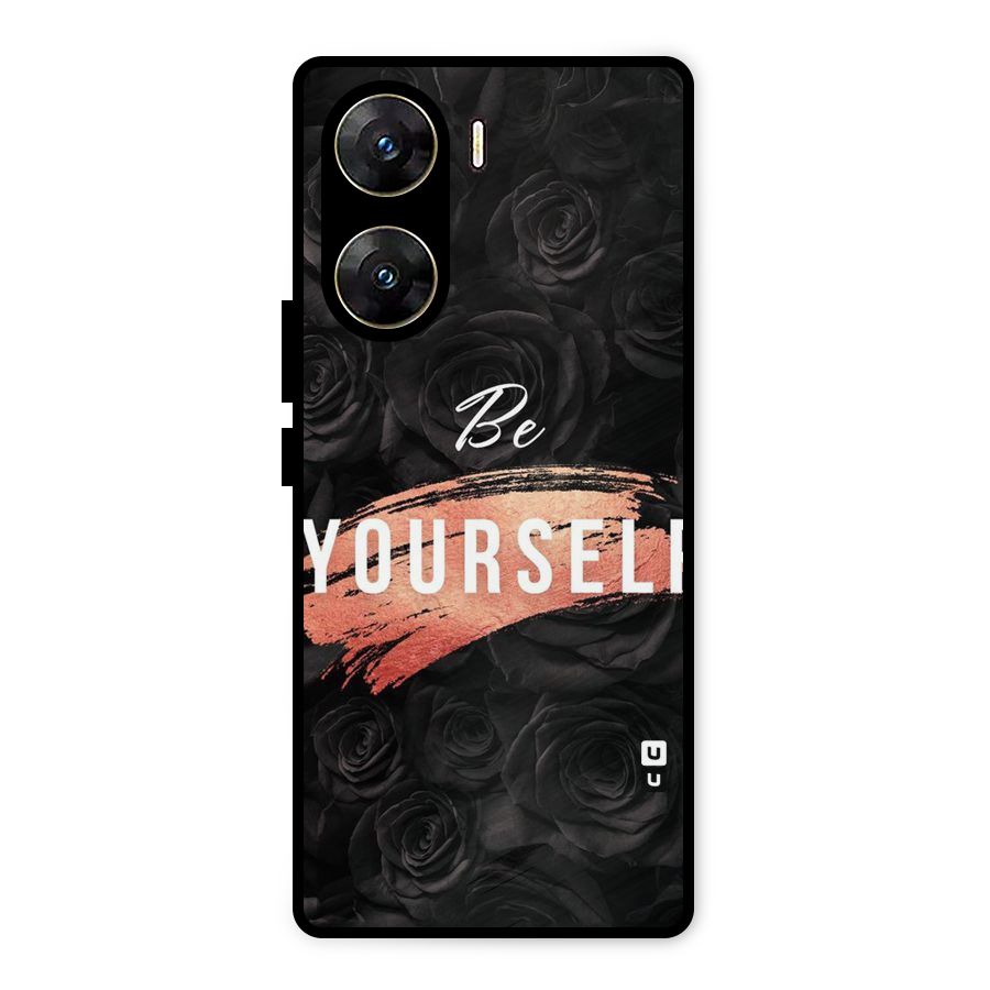 Yourself Shade Metal Back Case for Vivo V29e