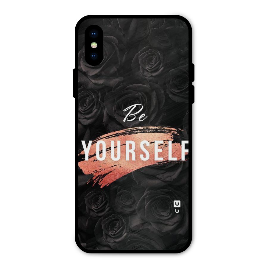 Yourself Shade Metal Back Case for iPhone XS