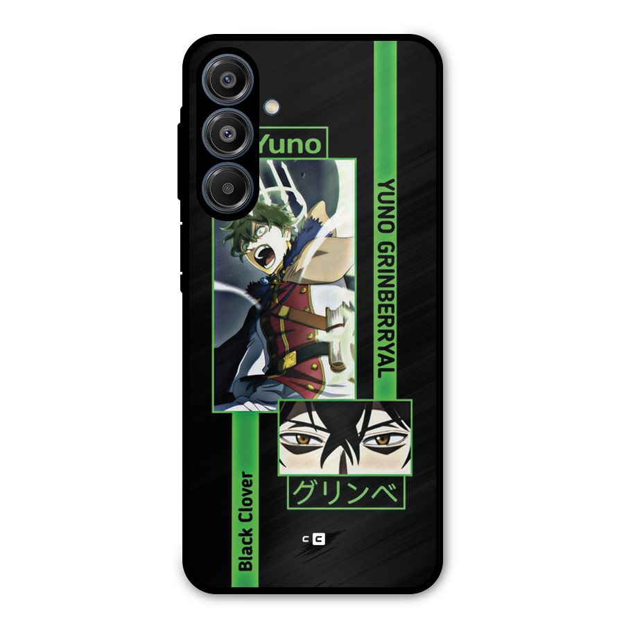 Yuno Black Clover Metal Back Case for Galaxy A16 5G
