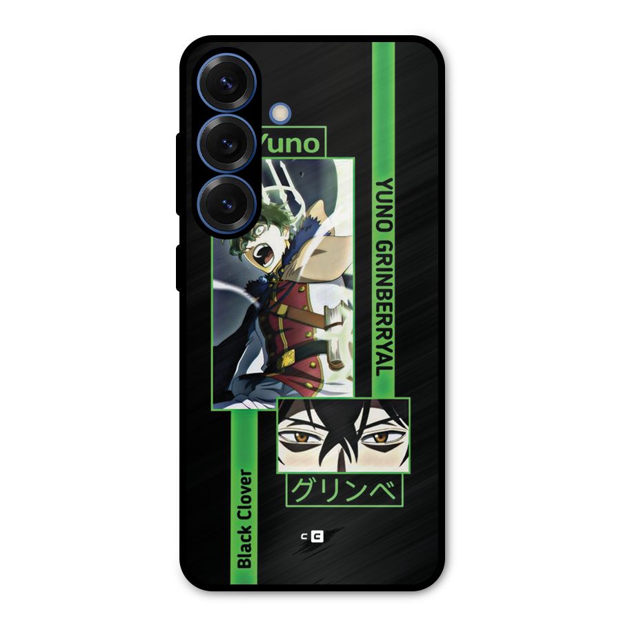 Yuno Black Clover Metal Back Case for Galaxy S25