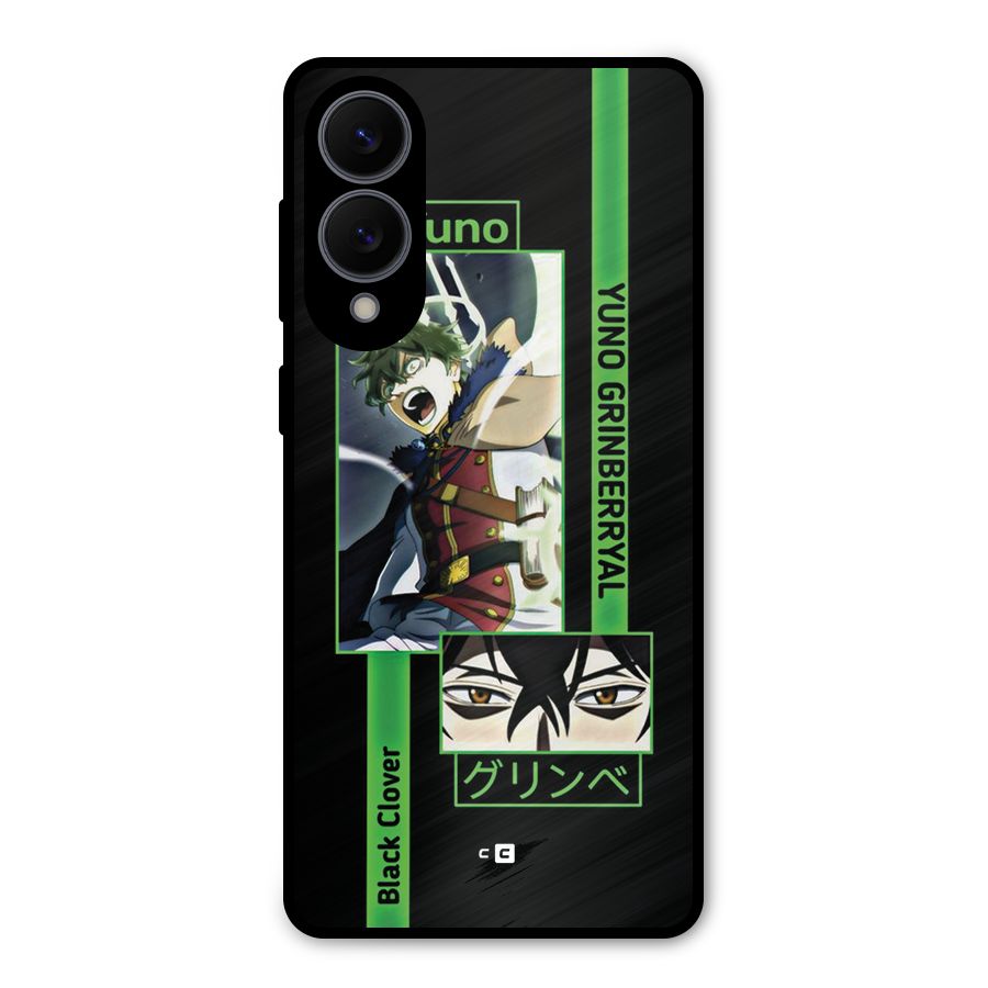 Yuno Black Clover Metal Back Case for Galaxy S25 Edge