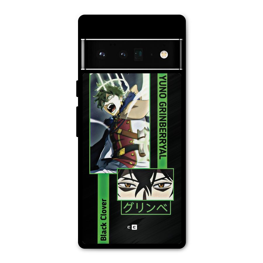 Yuno Black Clover Metal Back Case for Google Pixel 6 Pro