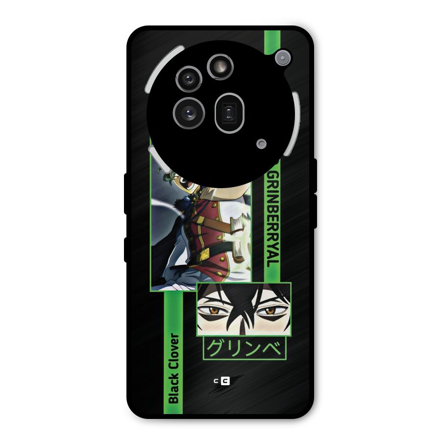 Yuno Black Clover Metal Back Case for Nothing Phone 3a Pro