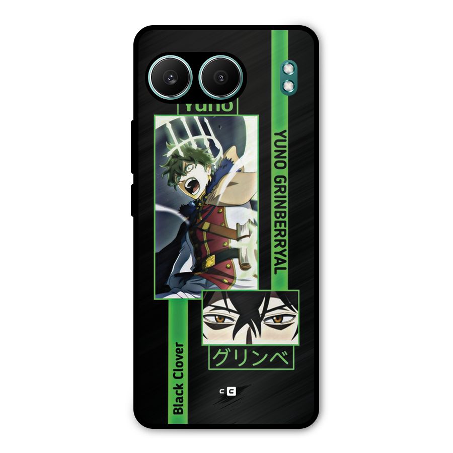 Yuno Black Clover Metal Back Case for OnePlus Nord 4