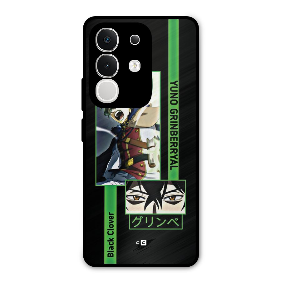 Yuno Black Clover Metal Back Case for iQOO Z10x