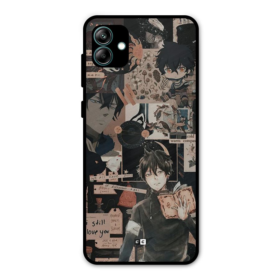 Yuno Collage Metal Back Case for Galaxy A04
