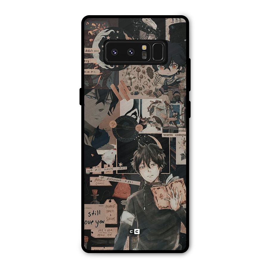 Yuno Collage Metal Back Case for Galaxy Note 8
