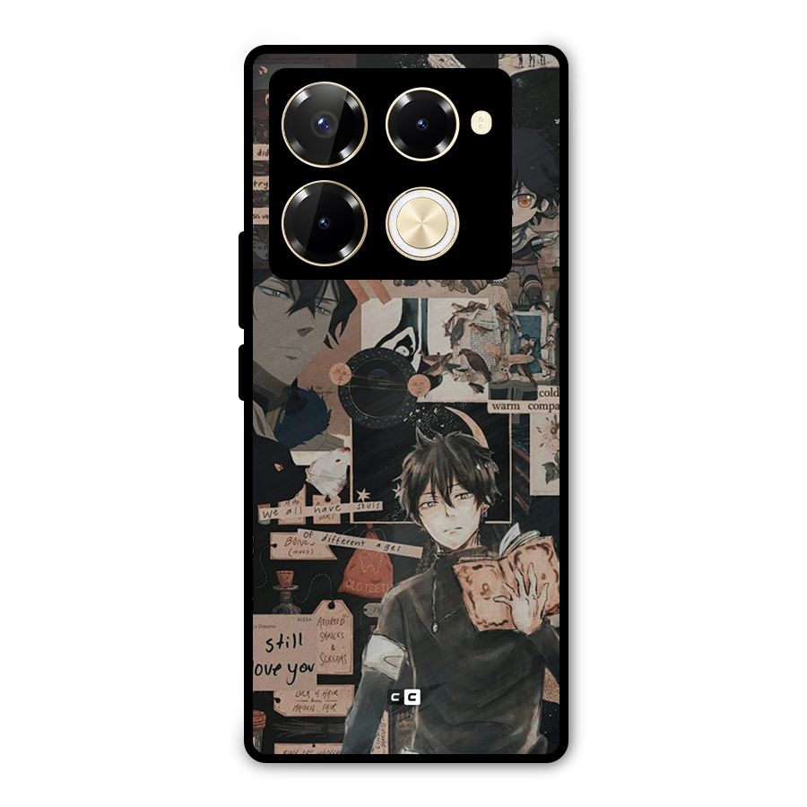 Yuno Collage Metal Back Case for Infinix Note 40 Pro Plus