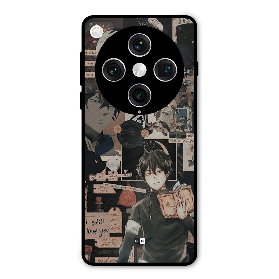 Yuno Collage Metal Back Case for Oppo Find X8 Pro