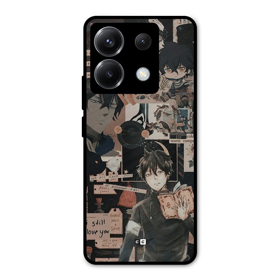 Yuno Collage Metal Back Case for Poco X6